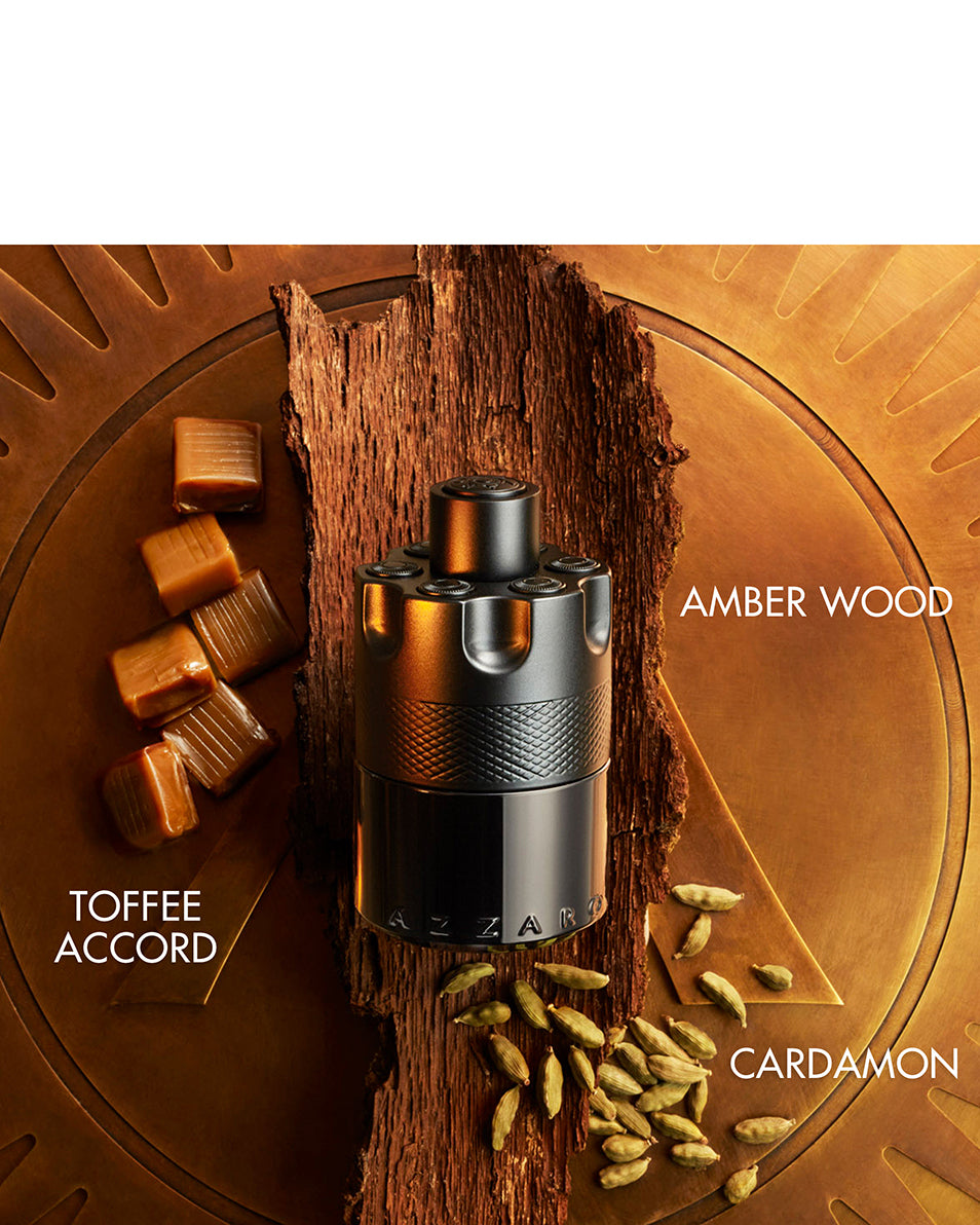 Azzaro the Most Wanted Eau De Parfum Intense for Men - Masculine Aromatic Fragrance with Cardamom Caramel And Amber Woods Notes